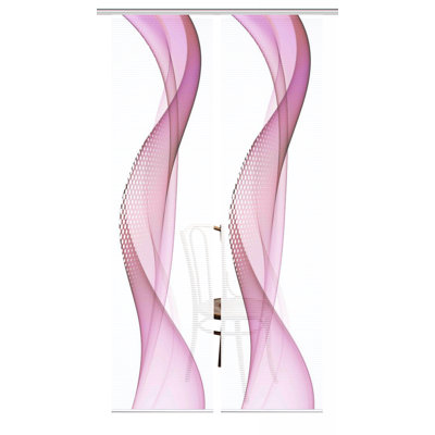 Semi Sheer Sliding Panel Pair