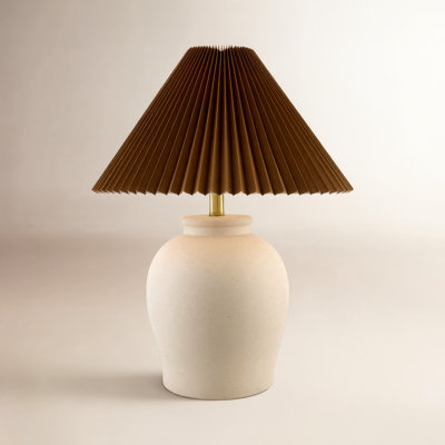 Chemise 22" Ceramic Table Lamp