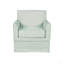 Fauteuil décoratif vert menthe