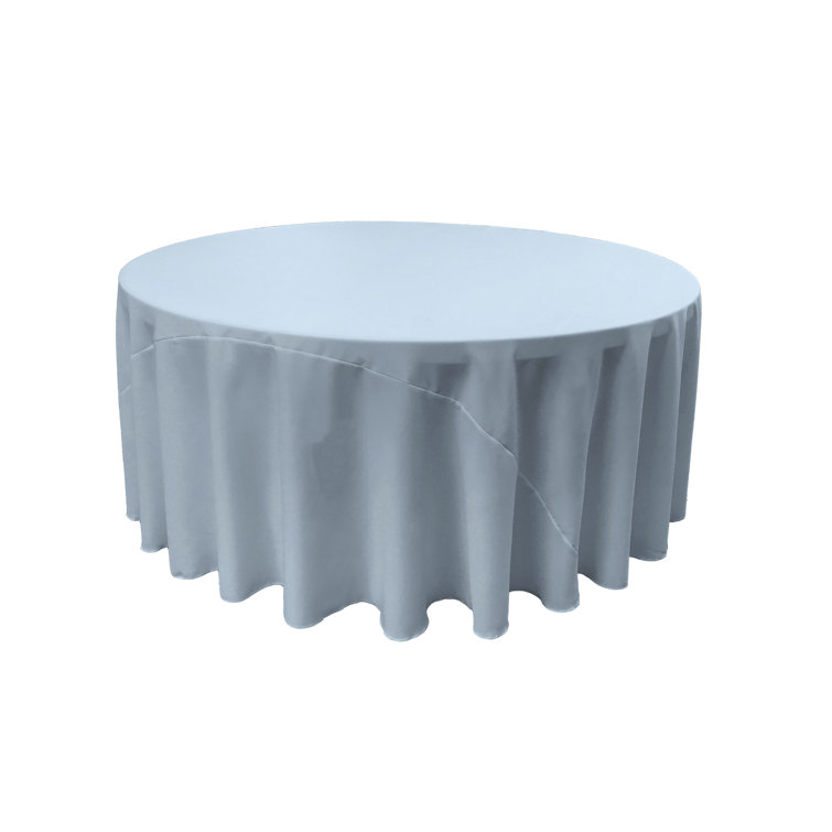 Fisher Solid Color Round Tablecloth