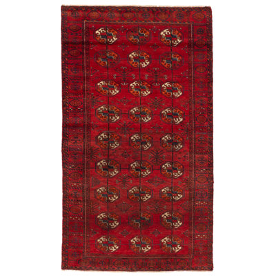 Teimani Red Rug 3'7" x 6'5"
