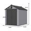 XWT012-1 Remise de rangement en plastique 6 * 8Ft pour grand jardin
