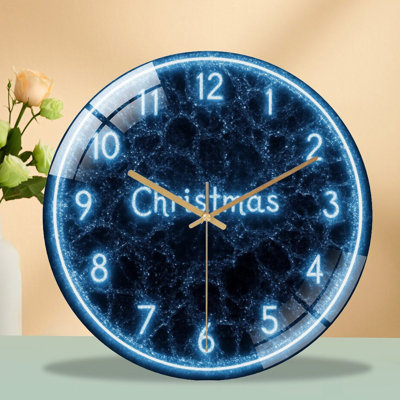 Horloge murale de Noël 12 po