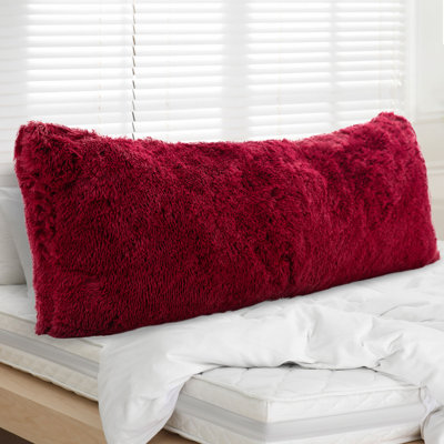 20" X 54"Long Hair Shaggy Body Pillow
