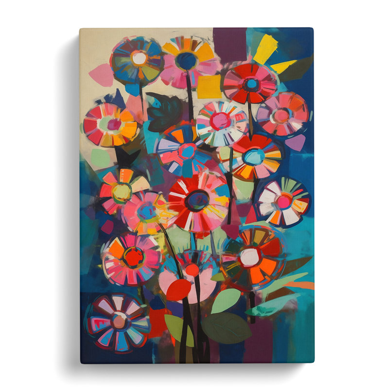 Jilyn Flowers Constructivism Vol.4 - Wrapped Canvas, 50cm H x 35cm W x 3cm D