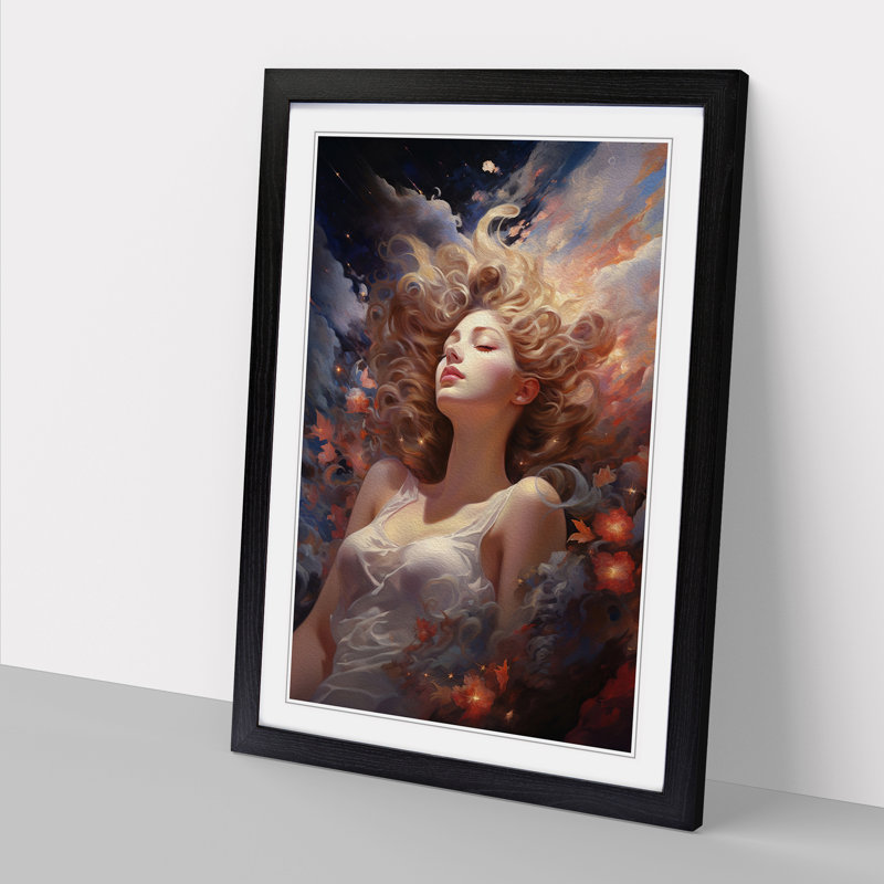 Galaxy Classicism - Framed Print, Black Framed, 34cm H x 25cm W