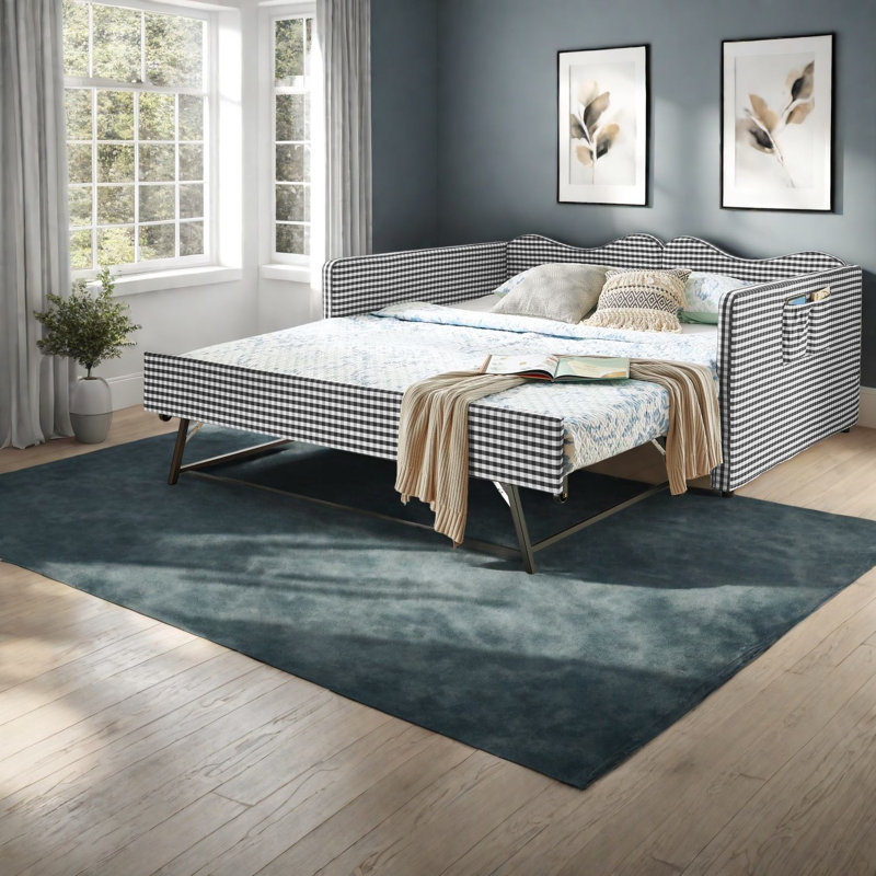 Lits multifonctionnels avec rangement, lit de jour en bois aggloméré pour la maison