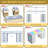 Makeup Vanity Set with hollywood Makeup Mirror HD Glass Top Built-in RGB Light Strips Large 13 Drawers