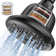 Filtered Shower Head, 7 Modes High Pressure Shower Heads - 16 Stage Shower Head Filter For Hard Water For Remove Chlorine And Harmful Substances (Midnight Black Matte, 5 Inch Round)