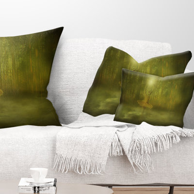 Photography Dance of the Sun Landscape Lumbar Pillow