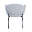 Small teddy velvet dining chair-263734088