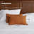Linen Pillowcases 1 Pair Basic Style 55% Euro Linen 45% Cotton Blend Solid Color Flax Shams Set Of 2，12X20 Inch-120464336