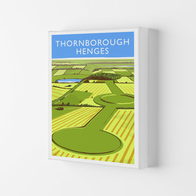 Thornborough Henges Portrait by Richard O'Neill - Print