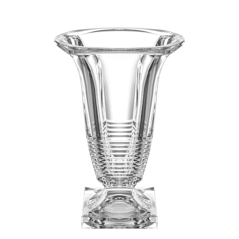 Jiesha Crystal Table Vase, 11.25" H x 7.50" W x 7.50" D