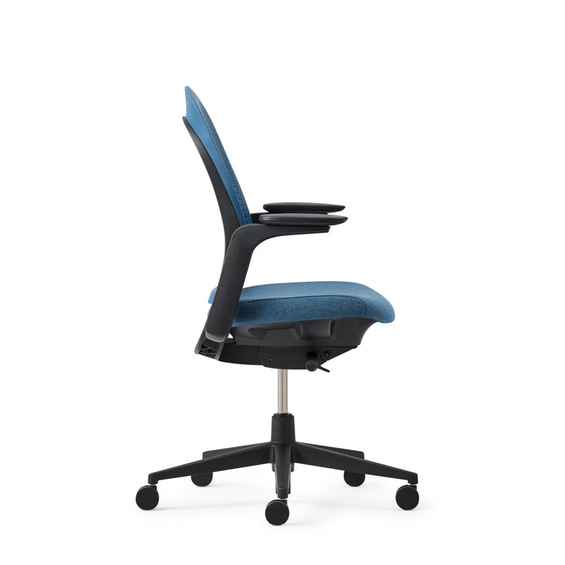 Haworth Breck Office Chair, Lagoon, Black