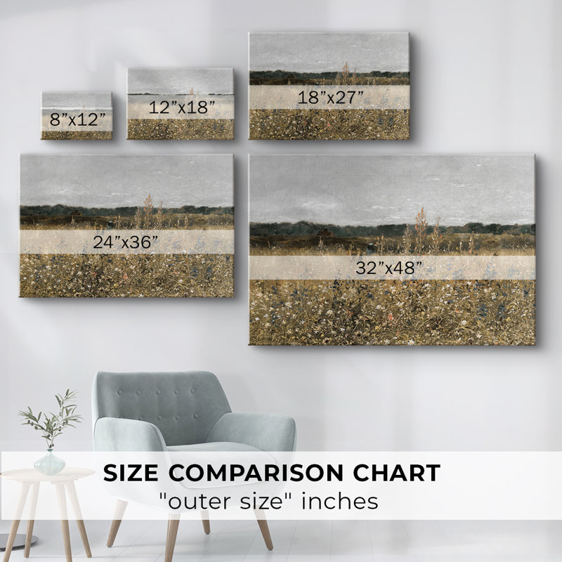 Paysages rétro-Mvii-Cavas enveloppés de galerie, 32 x 48
