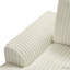 Canapé modulaire surdimensionné de 129 po en forme de U Canapé moderne de 129 po revêtu de velours côtelé doux avec une chaise longue pour le salon-406988500