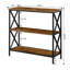 Étagère à livres en fer H 28,75 "x l 31,5" Ariyana-247478609-181475567