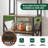 Kitchen Bakers Rack with Reversible Power Outlet,Microwave Stand