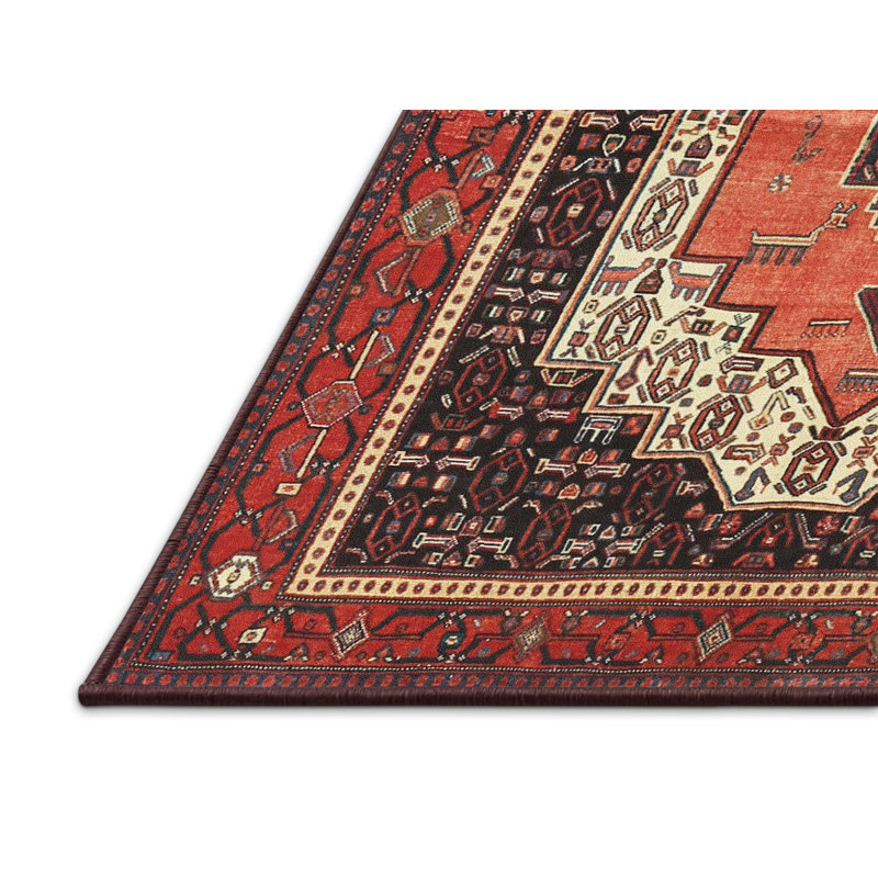 Oriental Indoor Rug, Rectangle 5' x 7'