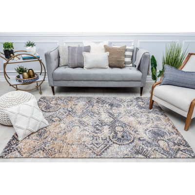 Marcha Performance Geometric Indoor Rug