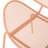 Modern Outdoor Seating  2 , 25.49"W X 33.28"H, Orange, Stable Chairs , 25.25"D Mesh