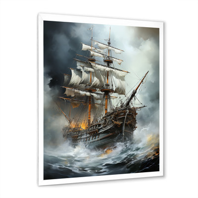 " Stormy Seas Corsairs Pirate Ghost Ship "