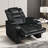 36.2'' Luxury Faux Leather Power Reclining Home Theater Seating With Cupholder, Recliner With USB & LED