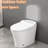 Modern Smart Toilet With Power Outage Backup & Water Conservation Flush One Piece Heated Seat Knob Control System