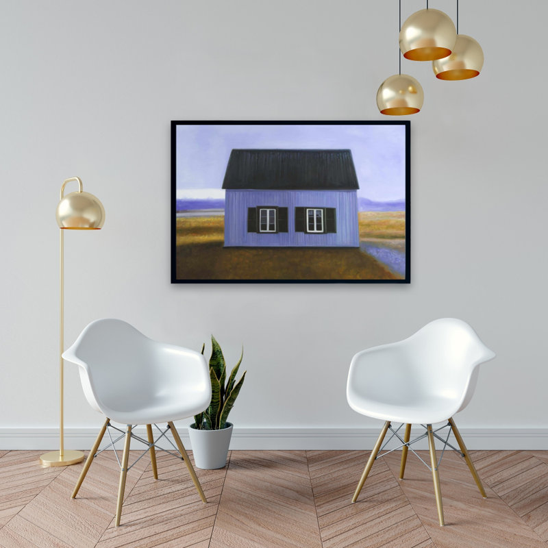 «Blue Barn», reproduction sur toile