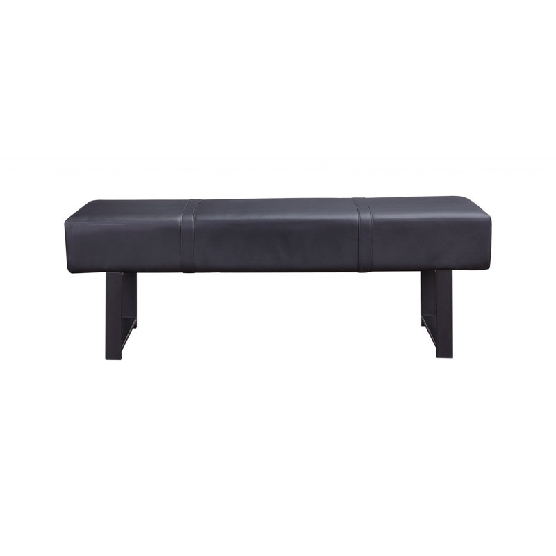 Banc en similicuir Wynkoop