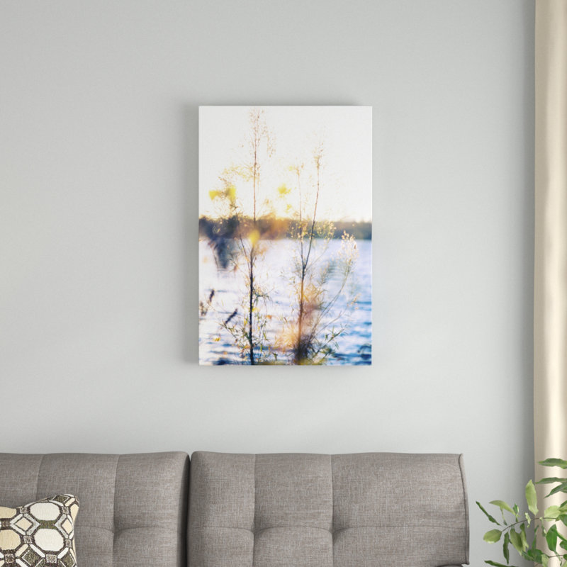 White Rock Sunset I by Sonja Quintero - Photograph Print, 30cm H x 20cm W, Wrapped Canvas