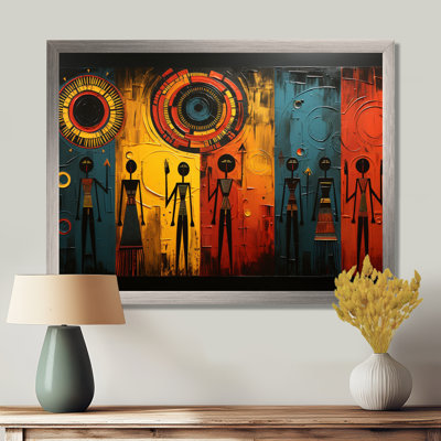 Khoary African Tribal Rhythms VII - Art mural tribal africain pour le salon