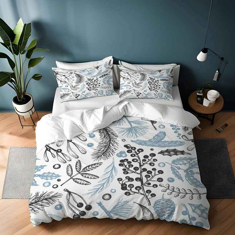 Literie , Housse de couette simple + 1 taie décorative pour