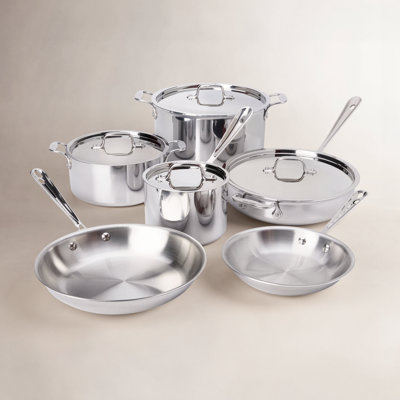 All-Clad D3™ Stainless 10-Piece Cookware Set