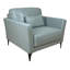 Fauteuil en cuir véritable touffeté Mishkat-70673198
