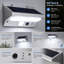 Applique murale solaire à énergie solaire avec détecteur de mouvement 6000K