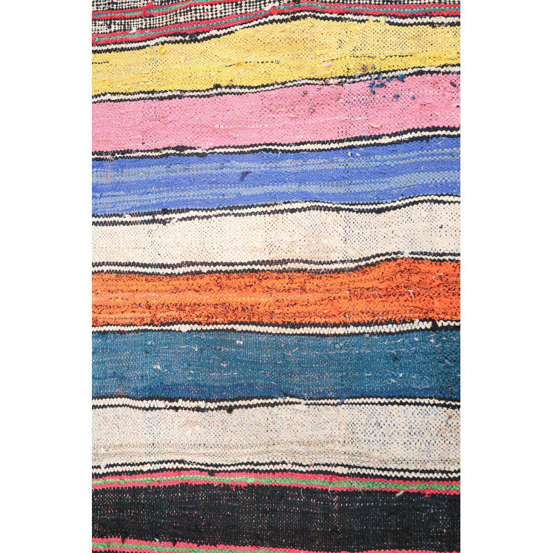Vintage Morrocan Berber Cotton Wool Acryllic On Cotton 4Ft9inx12ft 