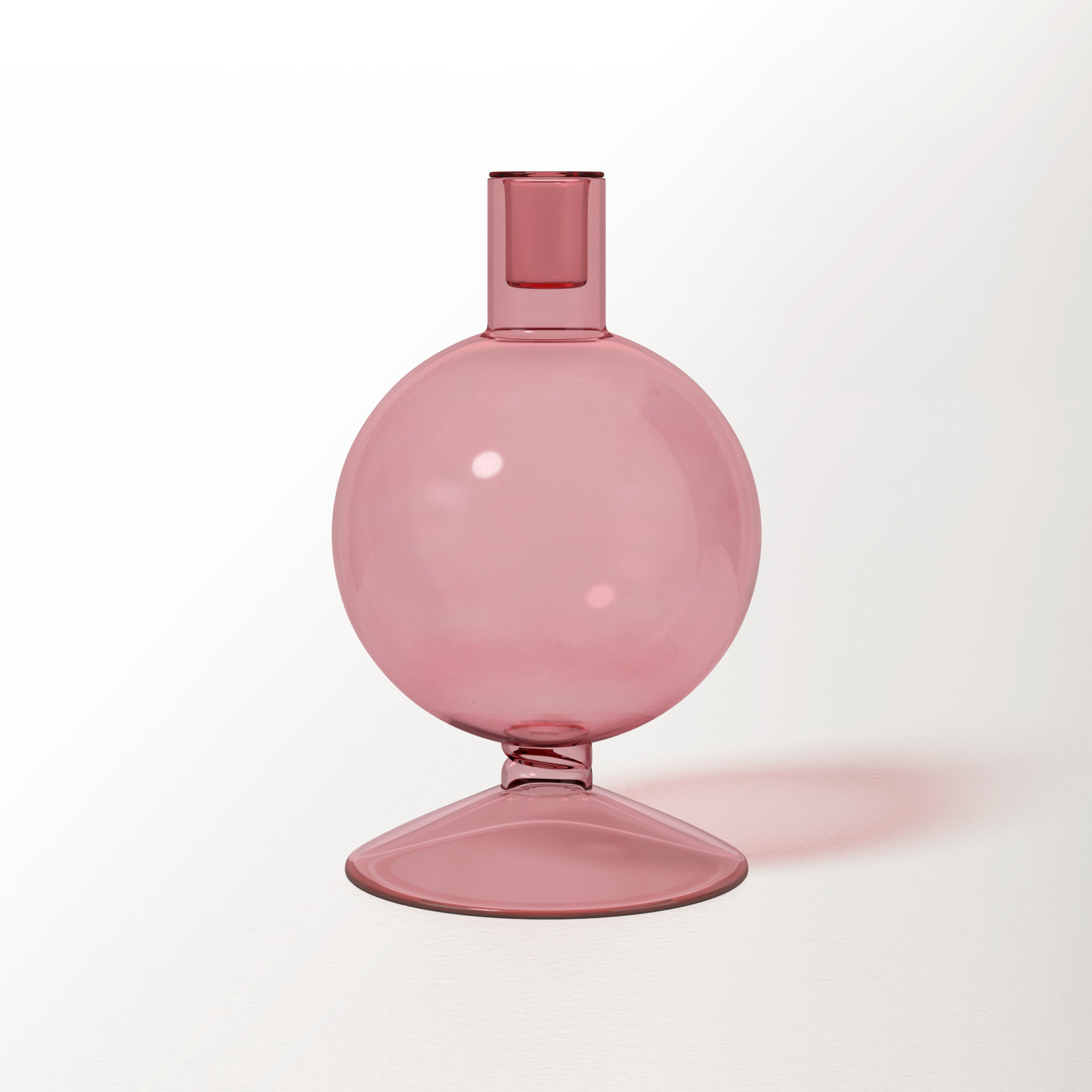 Geri 9.84" Glass Tabletop Candlestick AllModern