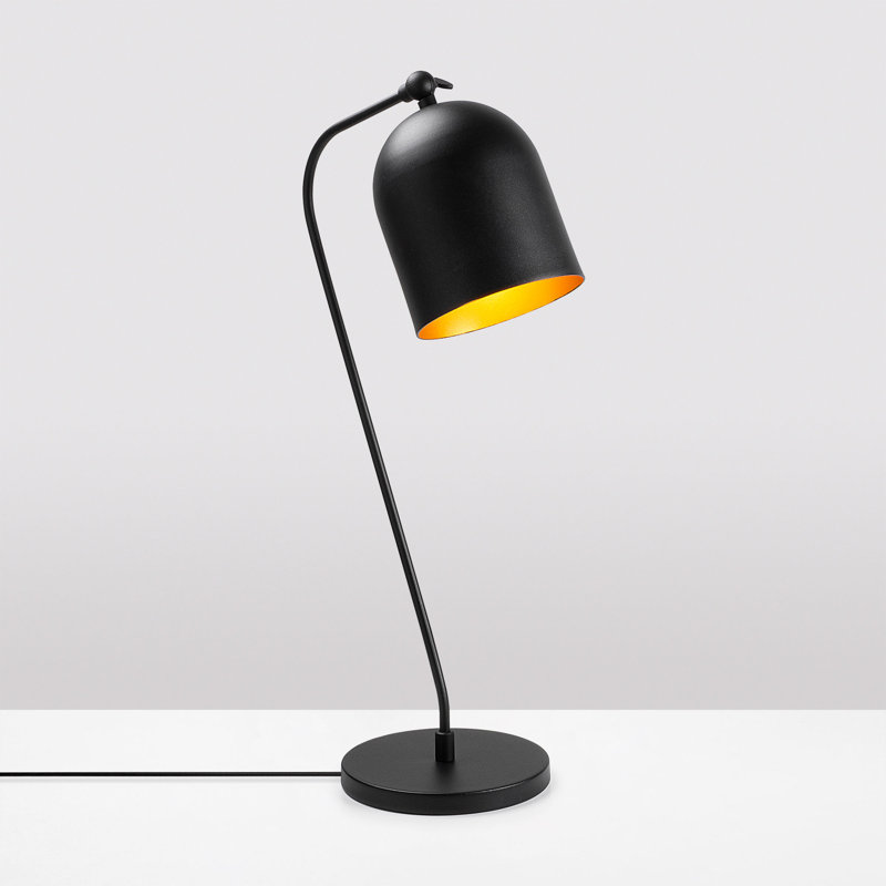 Lampe de table en métal, Noir