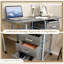 Metal Base Computer Desk