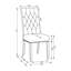 Chaise d'appoint rembourrée (ensemble de 2)