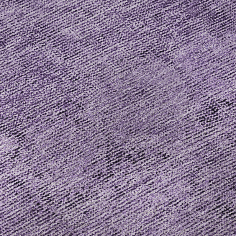 Tapis mauve lavable à la machine Premium Kiyondrea, Tapis de couloir 2 pi 3 po x 7 pi 6 po