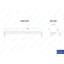 6 In. X 48 In. Stainless Steel Wall Shelf