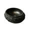 Lavabo de salle de bain 18 po Luna, vasque ovale irrégulière en résine avec motif de pierre, lavabo de style artistique, sans robinet-130074705