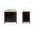 Cambridge 37'' Single Bathroom Vanity with Carrara Marble Top-485243001-469294625
