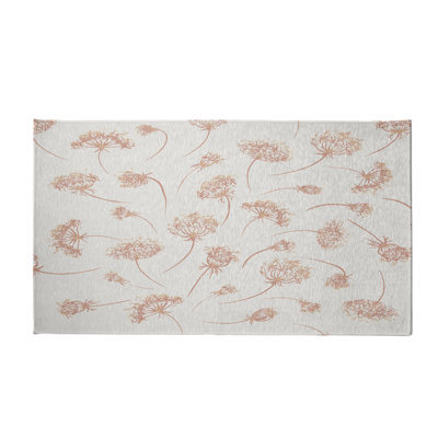 Alvordton Chenille Floral Indoor Rug