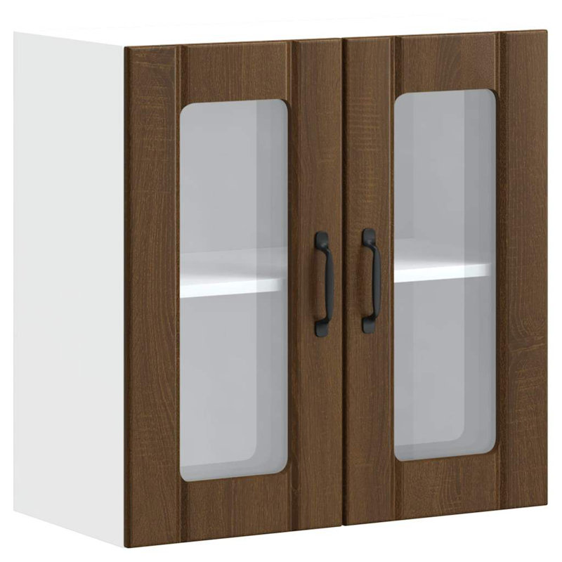 Armoire murale vidaXL, H 23,62 po x l 23,62 po x P 12,20 po, Noir