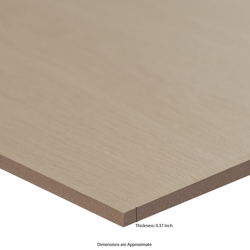Cedarcrest 9 in. X 48 in. Matte Porcelain Wood Look Floor and Wall Tile, Glade