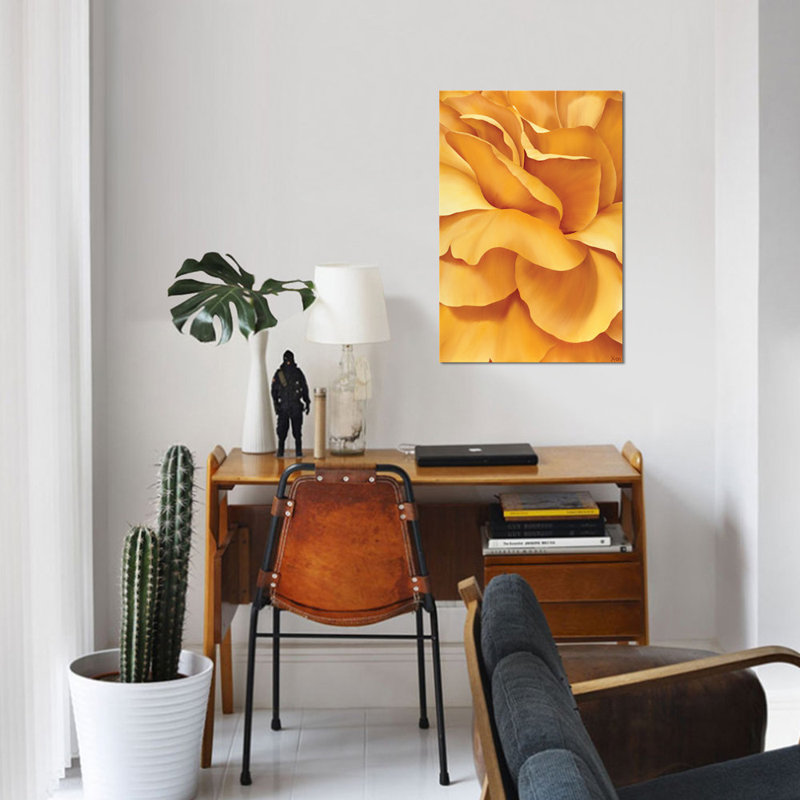 « magnifique fleur i », impression sur toile, H 18 po x l 12 po x P 1,5 po, Toile tendue, Pas de tapis